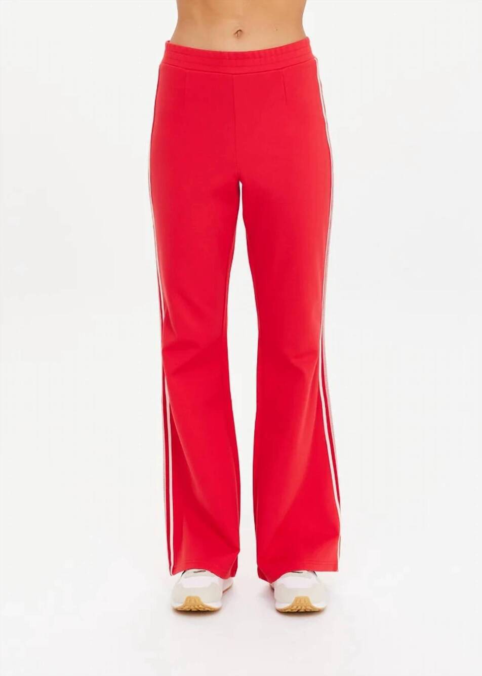 NEW THE UPSIDE women's muse flare pant in roja red